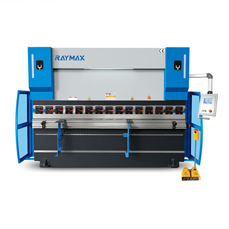 Màquina de cisalla del sistema CNC de fre de premsa hidràulica WE67K 100/3200 CNC de 4 + 1 eixos