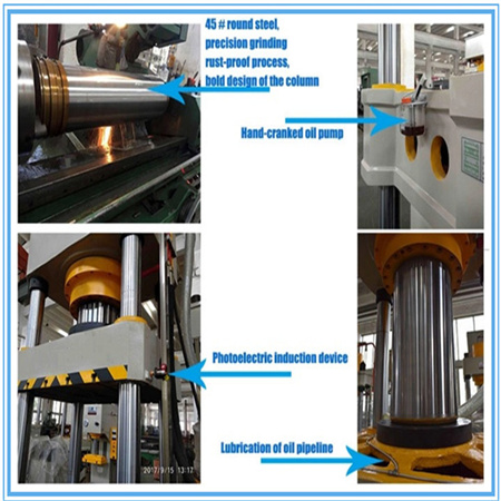 Premsa hidràulica automàtica de 500 tones per a la fabricació d'aigüeres de cuina de xapa metàl·lica d'acer inoxidable