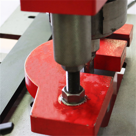 Màquina doblegadora de cisalla de perforació de plaques metàl·liques de la sèrie Q35y de ferro de barra rodona cisalla de ferro d'angle rodó petit treballador de ferro hidràulic
