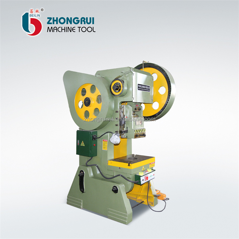 Premsa de potència mecànica de la sèrie J23 Màquina de perforació de 250 a 10 tones per perforar forats metàl·lics
