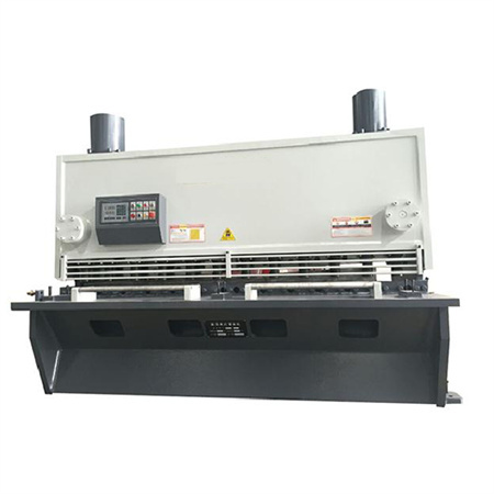 Màquina de tall de metall de guillotina MS8-8 * 8000 Màquina de tall hidràulic CNC Delem DAC360, braç quadrat amb ranura en T d'escala