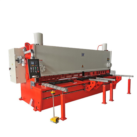 Màquina de cisalla de guillotina de tall hidràulic de xapa d'acer CNC automàtica QC12K personalitzada d'alta qualitat