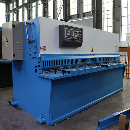 Màquina de cisalla de guillotina de tall hidràulic de xapa d'acer CNC automàtica QC12K personalitzada d'alta qualitat