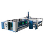 Màquina de tall per làser de fibra metàl·lica CNC de refrigeració per aigua de 1500 w